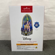 Hallmark 2026 Disney World Cinderella Castle Tree Topper Keepsake Light & Sound picture