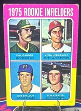 Topps 1975 Topps #623 Rookie Infielders Rookie Garner Hernandez Sheldon Veryzer picture