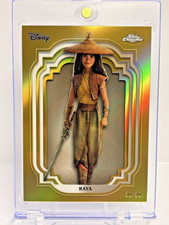RAYA 2024 TOPPS CHROME DISNEY GOLD REFRACTOR 50/50 #174 picture