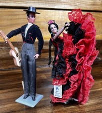 Vintage Marin Chiclana Spanish Flamenco Dancers Dancer Boy & Girl picture