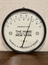 Advertising Thermometer, The Home Insurance Company, New York, 9 1/8” Diameter picture