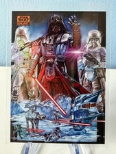 2026 Topps Star Wars Galaxy #45 Darth Vader At Hoth 15/25 Orange Refractor picture