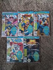 FIVE 1992 X-MEN & X-FORCE VINTAGE COMIC BOOKS 