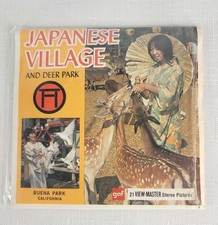 Vintage 1970 GAF View-Master Reel Packet - Japanese Village and Deer Park Buena picture