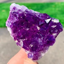 136G Natural Amethyst geode quartz cluster crystal specimen Healing A379 picture