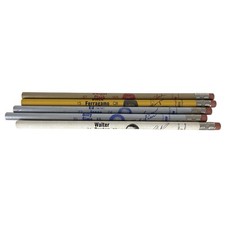 Vintage NFLPA Nappco Pencils Series 1 & 2 Set Of 5 NFL Payton Jones Sims picture