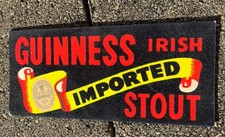 Guinness Irish Imported Stout Beer Sign Easel Back picture