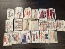 19 Vintage McCall’s Sewing Patterns - Variety Of Styles And Sizes picture