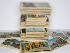 Vintage POSTCARDS Lot 500 USA Views Standard Size Linen & Older Huge Post Cards picture