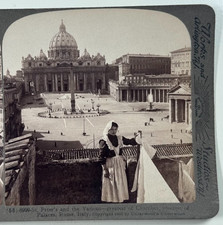 St. Peter’s Basilica and the Vatican—rome’s Greatest Church & Palaces Stereoview picture