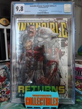 Invincible Returns 1 CGC 9.8 Kirkham Battle Damage Thragg Foil 2026 LTD 1200 picture