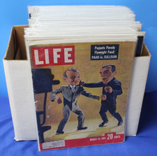 Life Magazine 1961-1972 Lot of 48 GD-VG Clair Maxwell picture