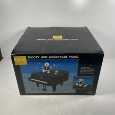 MISSING Snoopy & Woodstock Animated Musical Piano Blue Ridge Peanuts 50th Works picture