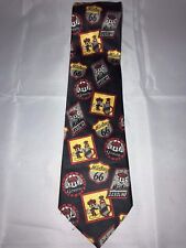 Mickey Unlimited Route 66 Gasoline Signs Vintage Walt Disney Classic Neck Tie picture