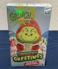 NEW 2026 Happy Haul GRINCH GROUCHY GREETINGS Blind Box Vinyl Plush Bag Clip picture