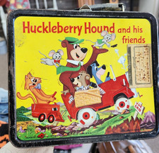 Vintage 1961 Huckleberry Hound Quick Draw McGraw Lunchbox picture