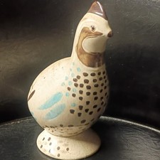 RED WING POTTERY MCM BOB WHITE QUAIL HORS D' OEUVRES HOLDER / SERVER picture