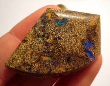 GORGEOUS HAND CUT AND POLISHED AUSTRALIAN KOROIT BOULDER OPAL picture