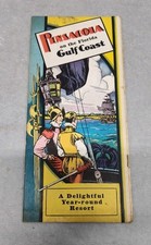 Rare C. 1930 Pensacola FL Brochure W/ Map Naval Air Station Vtg Nice Graphics picture