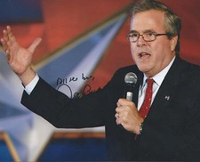 Jeb Bush autographed Presidental Candidate 2016 Politics Rare COA LOOK picture