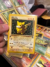 Pokemon Pikachu Black Star Promo #1 Portuguese WOTC Vintage Near Mint picture