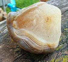 Lake Superior Agate Quartz Bomb 2.85 oz Natural Banded LSA Collector Specimen picture