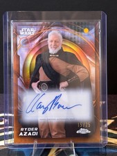 2026 Topps Star Wars Chrome Ryder Azadi 1st Auto /25 Clancy Brown (mr Krabbs)ACB picture