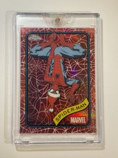 Topps Chrome Marvel 2025 Spider-Man #101 Topps Employee Exclusive ***41/199*** picture