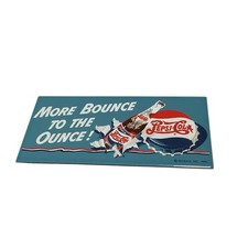 Vintage 1992 Pepsi-Cola More Bounce To The Ounce Refrigerator Magnet Retro Soda picture