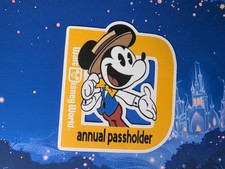 Walt Disney World Annual Passholder Magnet 2026 Mickey Mouse