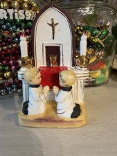 Vintage 1960 Napco Alter Boys Praying picture