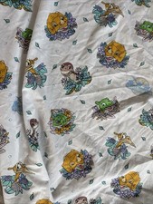 Vtg 1987 Land Before Time Twin Fitted Sheet Fabric picture