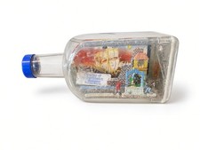 Rare Vintage Disneyland Pirates of the Caribbean Bottle Snow Globe 1967–70s COA picture