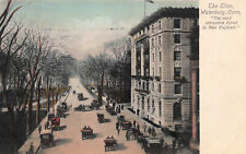 The Elton Hotel, Waterbury, Connecticut, Hand Colored Postcard, Used in 1909 picture