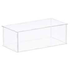 Acrylic Display Case Plastic Box Cube Storage Box Transparent 41x26x15.5cm picture