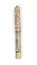 Antique Waterman Ideal Sterling Silver Fountain Pen, #452 1/2V, 3-5/8''long picture