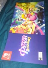 Gamestop Promo Poster Nintendo Mario Princess Peach Movie  12x24 picture
