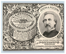 1912 Joseph A Pozzoni Medicated Powder Quack Medicine Original Print Ad S87E picture