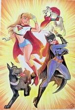 Supergirl and Batgirl Original Art By Diego Carneiro picture