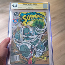 CGC 9.6 Signature Series Superman: Man of Steel #18 (1992) Doomsday picture