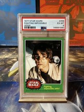 Fighting Impossible Odds - 1977 Topps Star Wars #258 PSA 6 picture