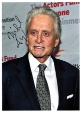 MICHAEL DOUGLAS - Original Hand Signed Autograph on Photo 14x19 (4152) picture