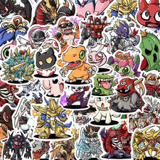 Digimon Stickers 25 Pack Random Assortment Agumon War Greymon - US Seller picture