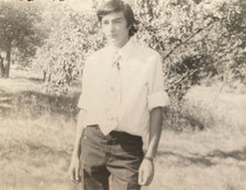 Handsome guy affectionate attractive young man gay interest Vintage Photo picture