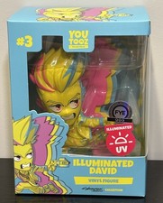 Youtooz Illuminated David UV Vinyl Figure Cyberpunk Edgerunners FYE Exclusive picture