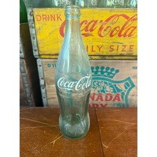 Vintage 26 fl. oz. Green Glass Coca-Cola 