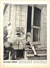 Naughty Lakewood Theatre Maine Playing Around An Actors Bungalow Vtg Mag Excerpt picture