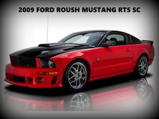 2009 Ford Roush Mustang RTS SC NEW Metal Sign: Pristine Condition - Large Size picture