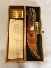 Vintage 1966 PUMA Skinner 6393 Fixed Blade Knife Complete Box Set- Pumaster picture