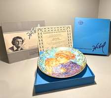Vintage Knowles Hibel Mother's Day Collection 1989 Jessica and Kate Plate LE COA picture